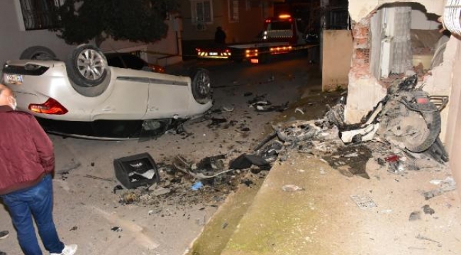 İzmir'de iki kişiyi bıçaklayan hırsız kaçarken kazada öldü