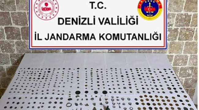 Jandarmaya 600 adet tarihi sikke satmak isteyince yakalandı