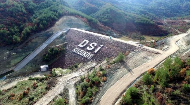 Kuzuköy Barajı su tutmaya başladı