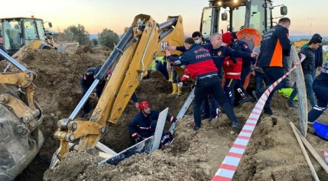 Manisa OSB'de dolgu alanı çöktü; 3 itfaiyeci kurtarıldı, 1 işçi aranıyor