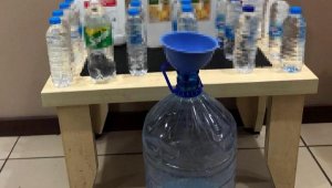 Marmaris'te evinde sahte içki üreten 1 kişiye gözaltı