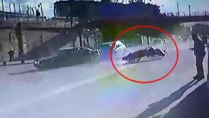 Motosikletli kurye Yasin'in öldüğü 'makas' kazası kamerada