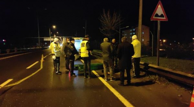 Nazilli'de TIR'ın çarptığı kişi öldü