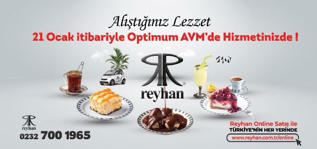 Reyhan tatları tekrar Optimum AVM'de