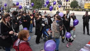 SMA'lı Duru için mor balonlar gökyüzüne bırakıldı