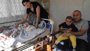 SMA'lı Rüzgar bebek Almanya'da tedavi gördü