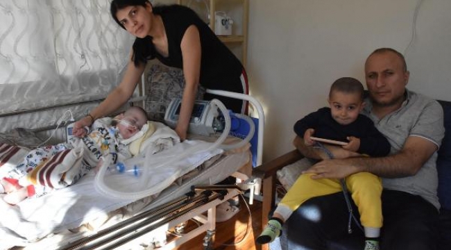 SMA'lı Rüzgar bebek Almanya'da tedavi gördü