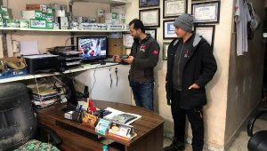 Uyuşturucu şüphelisinin yakalanma anı kamerada