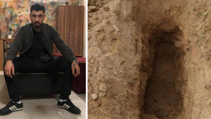 Yaraladığı iki genci, kazdırdığı mezara gömdü