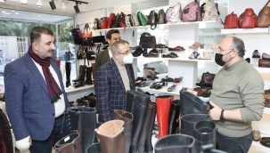 AK Parti İl Başkanı Sürekli, Alsancak'ta esnaf turu yaptı