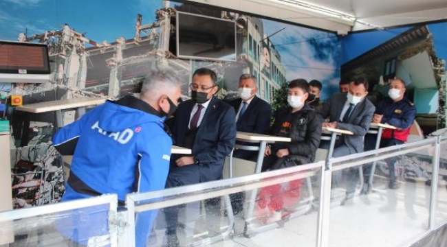 Alaşehir'de deprem ve yangın tatbikatı