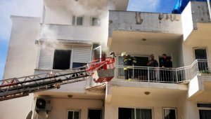 Aspiratörden çıkan yangında 1 kişi zehirlendi