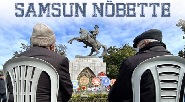 'Atatürk Anıtı' nöbeti sürüyor