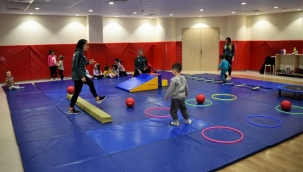 Bornovalı miniklere hareket eğitimi