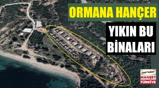 Cennet koya devlet eliyle inşaat yapıldı, binalar öylece bırakıldı