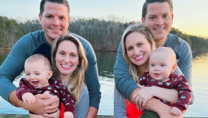 İkiz kız kardeşler ikizlerle evlendi, çocukları ikiz gibi..