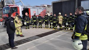 İzmir İtfaiyesi'nden Muğla İtfaiyesi'ne eğitim