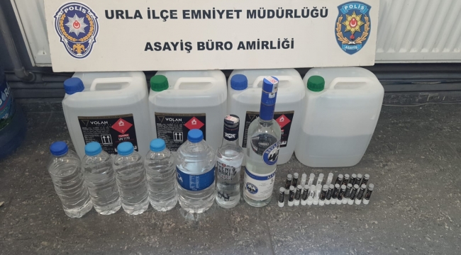 Kaçak içki imal ediyorlardı 
