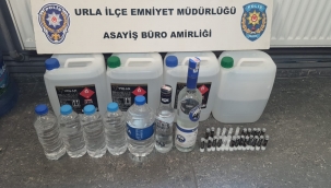 Kaçak içki imal ediyorlardı 