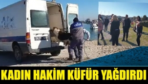 Kadın hakimden belediye ekiplerine: Ağzınıza s...cağım