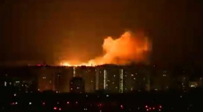 Kiev'de patlamalar! siren sesleri yükseldi
