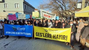 Kuşadası'nda mahalleliden 'GES' tepkisi