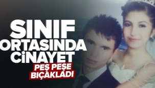 Okulda cinayet: Bahçe duvarından atlayarak girdi