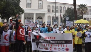 Sağlık çalışanlarından 'Etkin şiddet yasası çıkarılsın' talebi