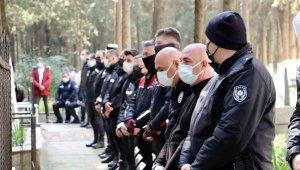 Şehit polis Fuat Kaplan mezarı başında anıldı