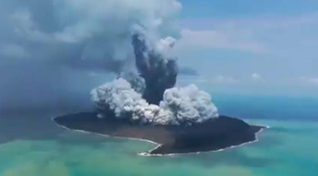 'Tonga'daki volkanik patlamayla küresel soğuma ve kuraklık tehlikesi ortaya çıktı'