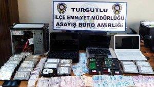 Turgutlu'da 6 adrese 'yasa dışı bahis' operasyonu