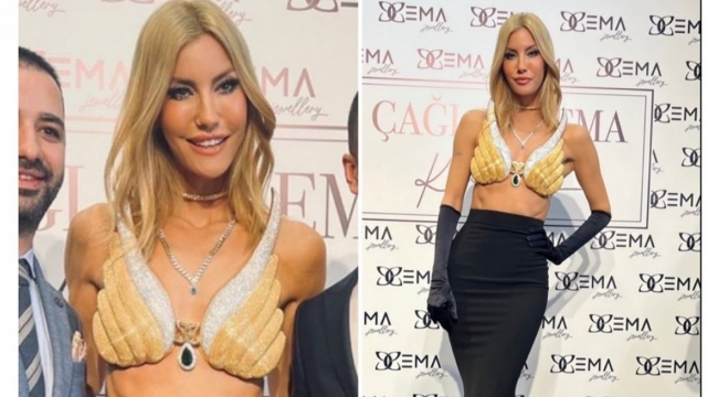 5 milyon liralık altın kaplama elbise