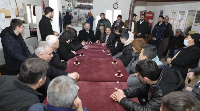 AK Parti tam kadro Menemen'in köylerinde