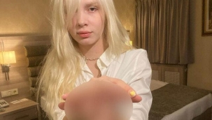 Aleyna Tilki, takipçilerine yatak odasından el hareketi çekti