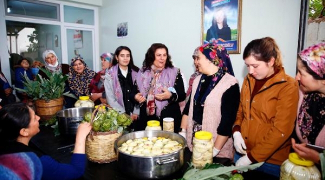 Aydın'da enginar üreticisi kadınlara kooperatif sözü