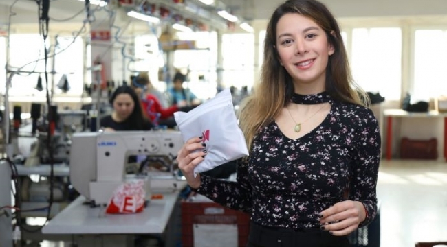 Babası için yola çıktı, kadınlara organik ped üretti