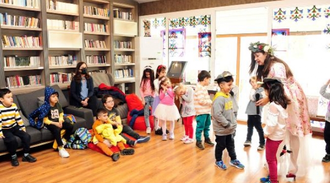 Balçovalı çocuklara Kütüphane Haftası etkinliği