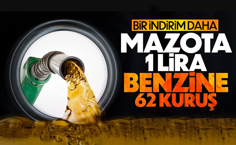 Benzin ve motorine yeni indirim