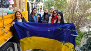 Bodrum'da toplanan yardımlar, Başkonsolosluğa gönderildi