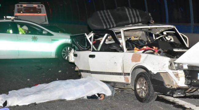 Bornova'da feci kaza: 1 ölü, 2 yaralı