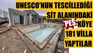 Bu kaçak havuzlu evler yapılırken hiç mi gören olmadı?