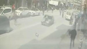 'Dur' ihtarına uymadı, polisi kaputta 200 metre taşıdı