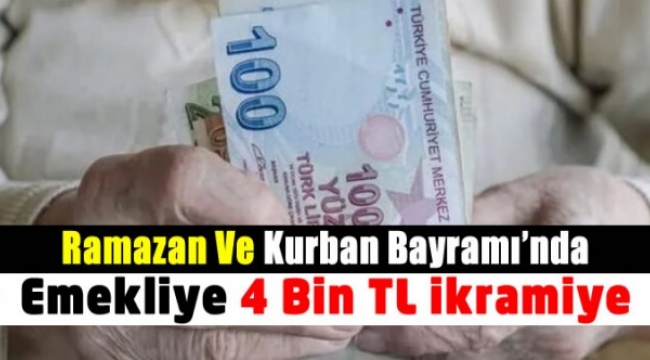 Emekli bayram ikramiyesi 2 bin lira oluyor