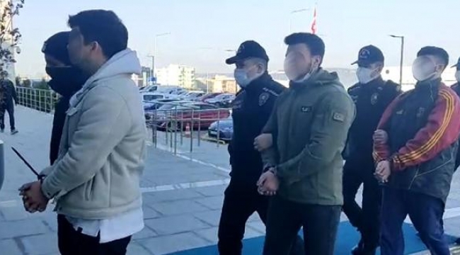 Ev hapsi verilen suç örgütü üyeleri tutuklandı