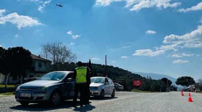 İzmir'de, helikopterli trafik denetiminde ceza yağdı
