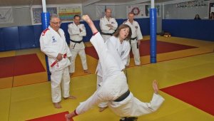 Kadınlara şiddete karşı judo eğitimi