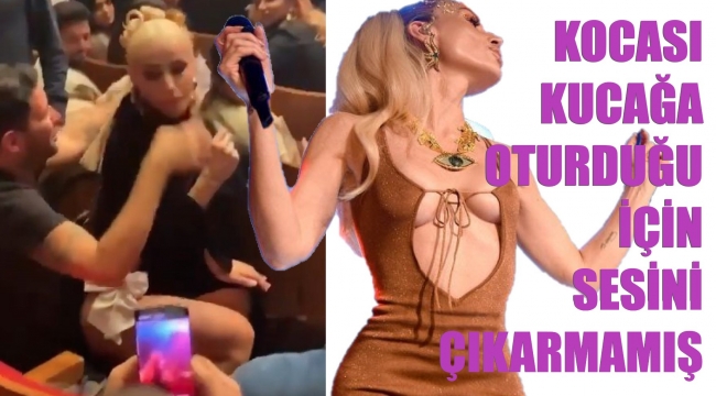 Kucağa oturmasında sorun yokmuş!