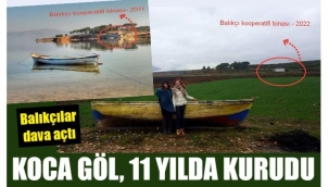 Marmara Gölü kurudu, balıkçılar dava açtı