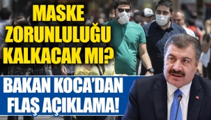 Maske zorunluluğu kalkıyor mu?