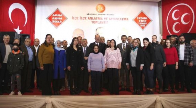 MHP İzmir İl Başkanı Şahin: Katılımlar her ilçede sürüyor